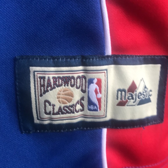 Bullets Hardwood Classic NBA 1/4 zip 3XL Warm Up - Picture 4 of 11